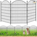 Decorative Garden Fence 40in x24ft, 10 Pack No Dig Fence Animal Barrier by Thrivinest