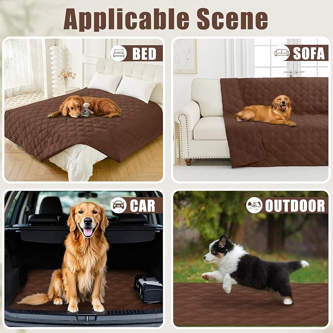 Smiry Waterproof Dog Bed Cover Blanket 40x70, Soft Reversible Pet Blanket - Image 5