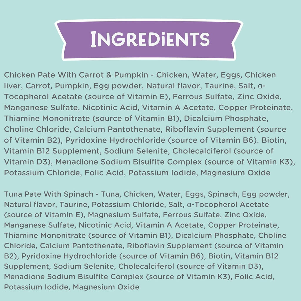 LOVE, NALA Grain-Free Wet Cat Food Pâté – 24 Pack – Natural Chicken & Fish Variety in Broth – Premium Whole Meat - Grain Free - Non GMO - Wet Food for Adult Cats