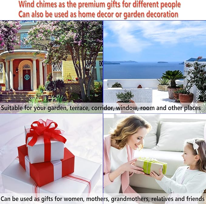Outdoor Dog Wind Chimes, Gifts for Mom & Grandma & Family, Music Wind Catcher - Image 7