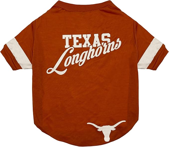 NCAA Texas Longhorns T-SHIRT for DOGS & CATS, Large. FOOTBALL/BASKETBALL DOG - Image 3