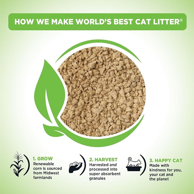 WORLD'S BEST CAT LITTER Comfort Care Unscented 15-Pounds - Image 3