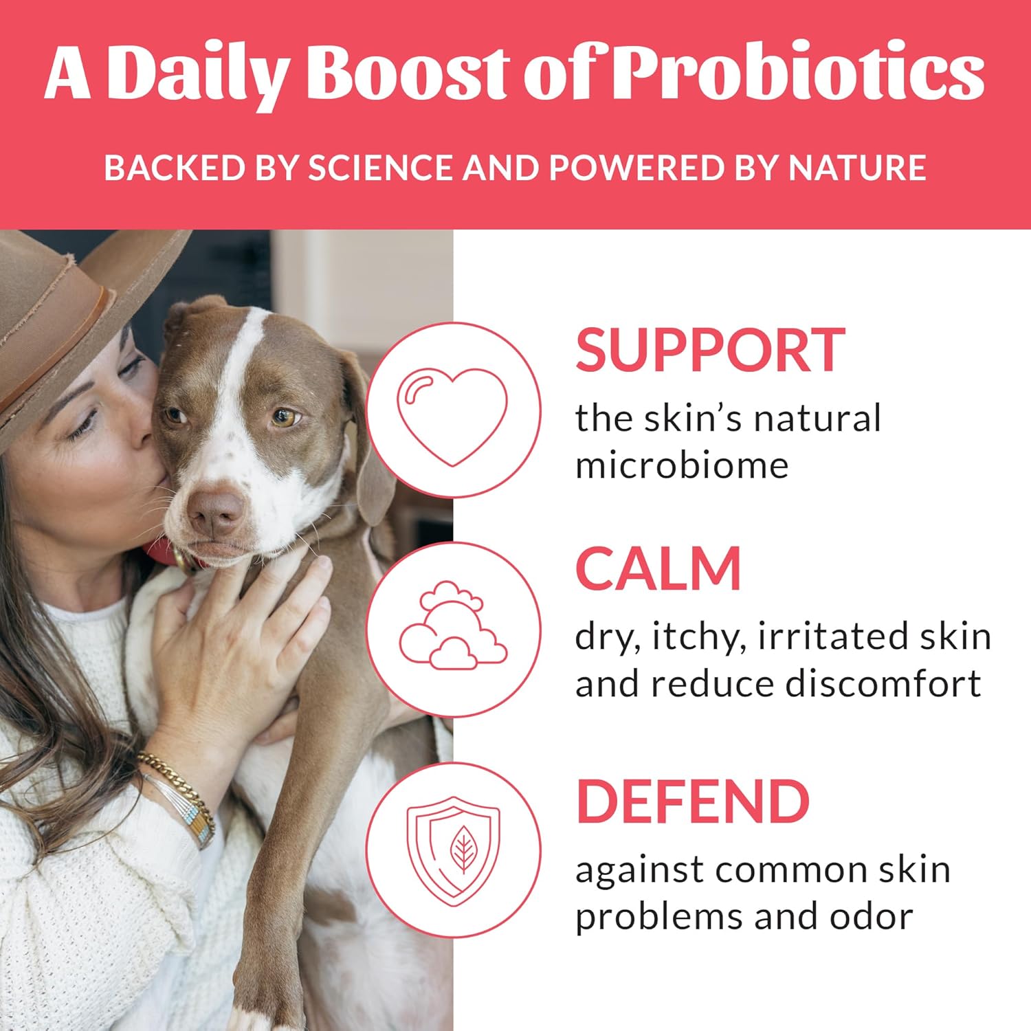 SKOUT'S HONOR Probiotic Pet Deodorizer Spray- Hydrating Daily-Use with Avocado Oil & Omega-3s, Microbiome Friendly Certiified, Paraben & Sulfate-Free, 97% Natural, 8oz, Sunkissed Coconut, 2-Pack