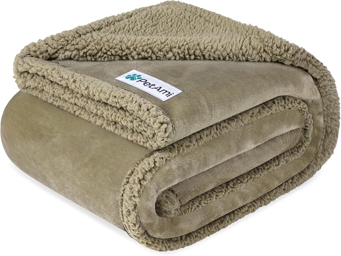 PetAmi Waterproof Dog Blanket for Small Medium Dog Puppy Cat Throw for Couch by PetAmi