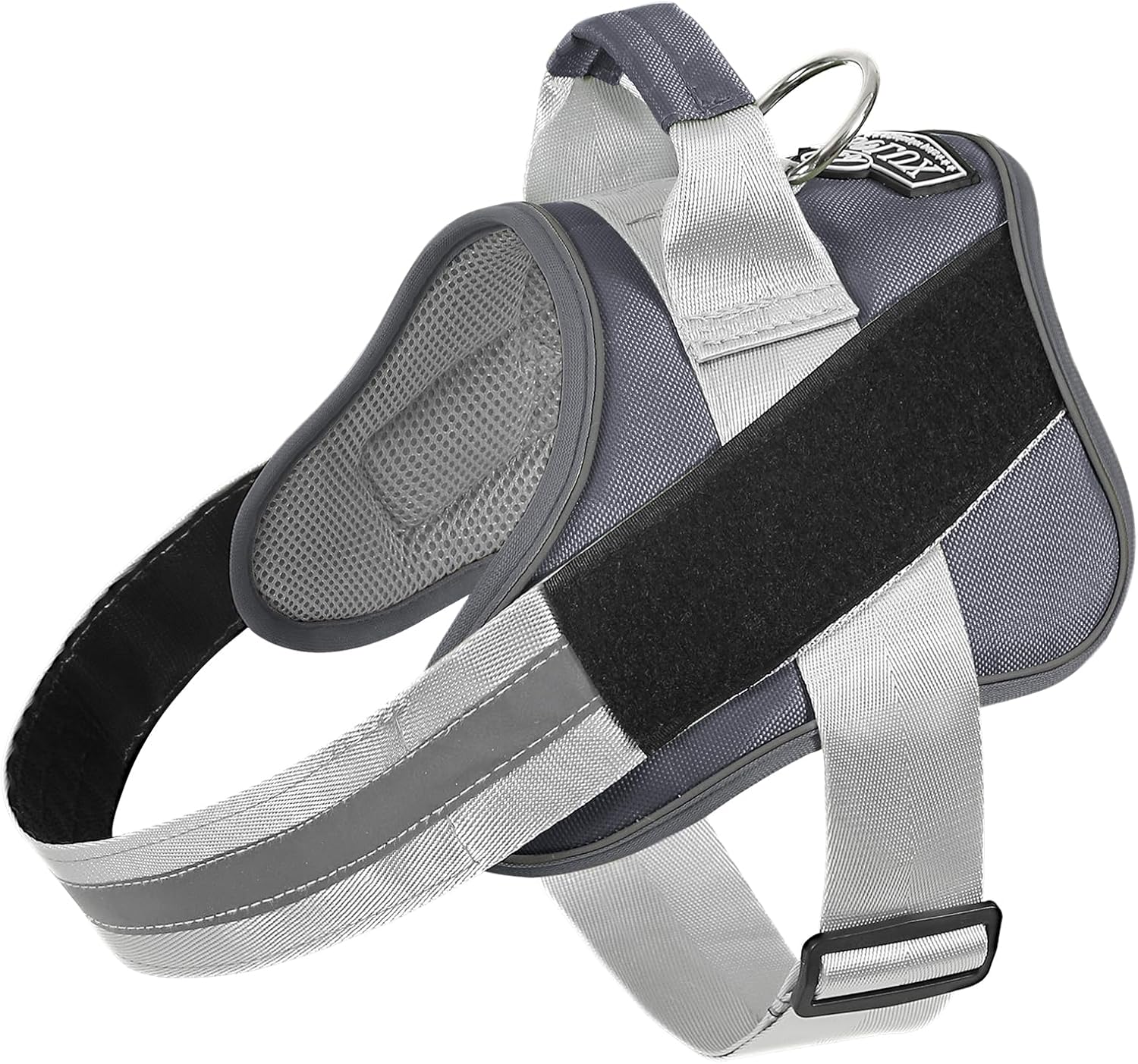 Bolux Dog Harness, No-Pull Reflective Dog Vest, Breathable Adjustable Pet Harness with Handle for Outdoor Walking - No More Pulling, Tugging or Choking