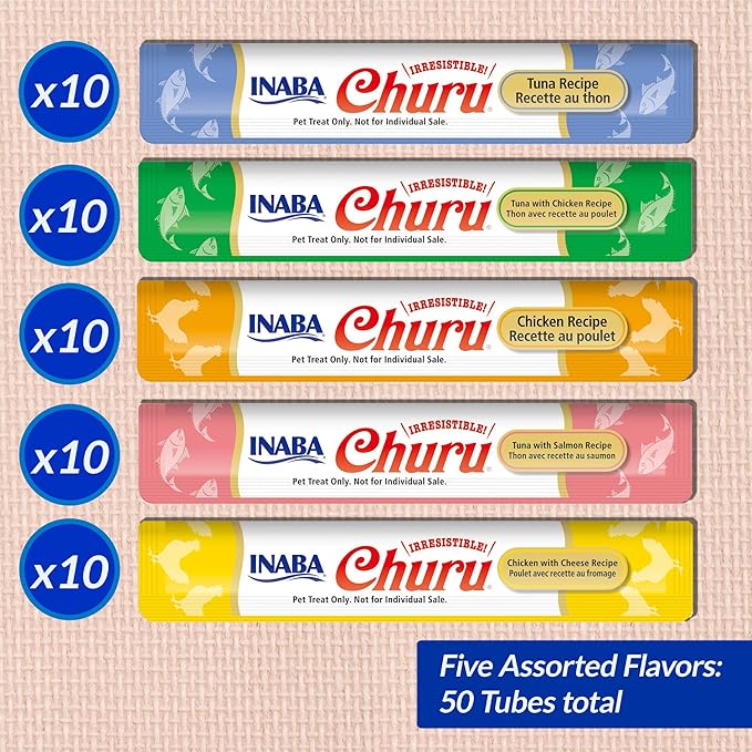 INABA Churu Cat Treats, Squeezable Creamy Purée Cat Treat - Image 6