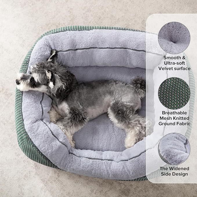 INVENHO Dog Bed Medium Size, Orthopedic Warming Soft Calming Sleeping Durable - Image 2