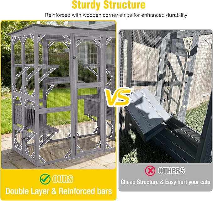 Aivituvin Catio Outdoor Cat Enclosure - Image 3
