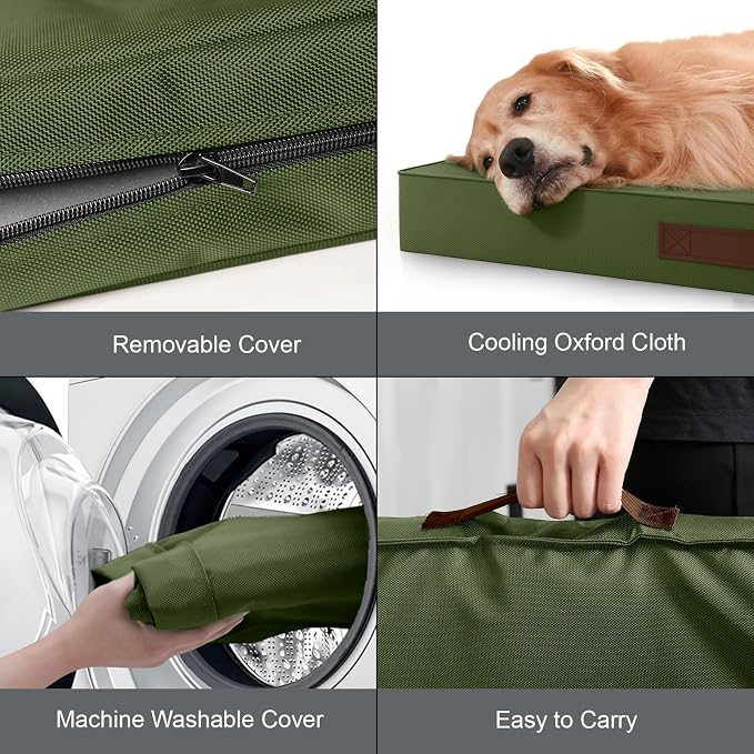 Outdoor Extra Large Dog Crate Bed, XXL Waterproof Dog Bed - Image 5