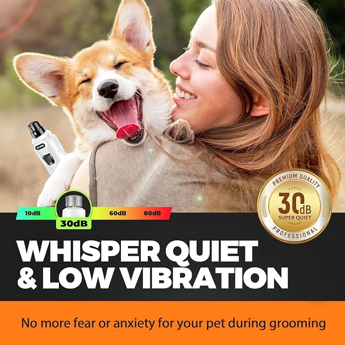 Whisper Quiet Dog Nail Grinder - Image 2