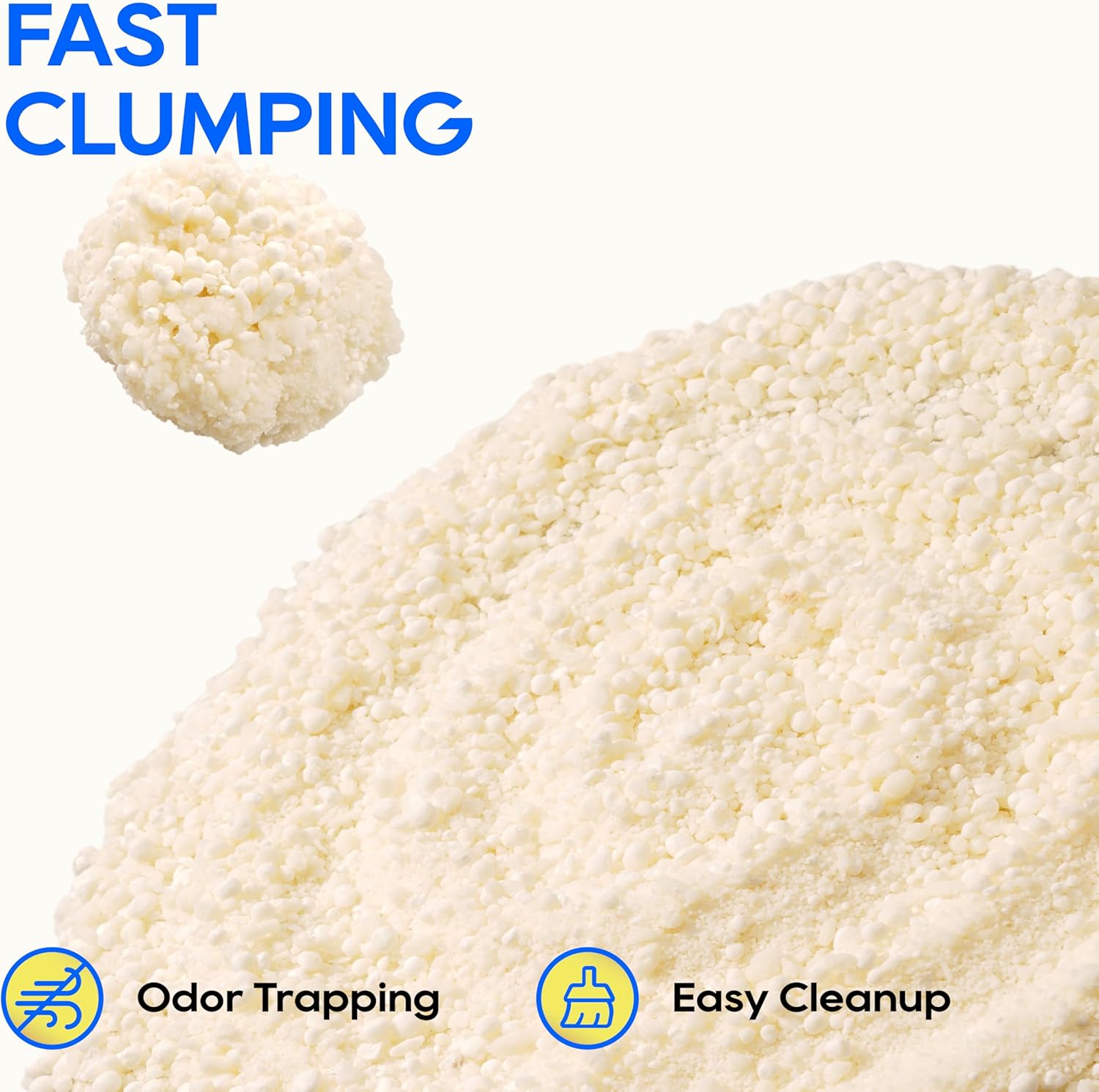 HoneyCare Cassava Cat Litter | Natural Cassava Formula | Fast Clumping & Odor Control | Low Dust & Eco-Friendly | 6 lbs
