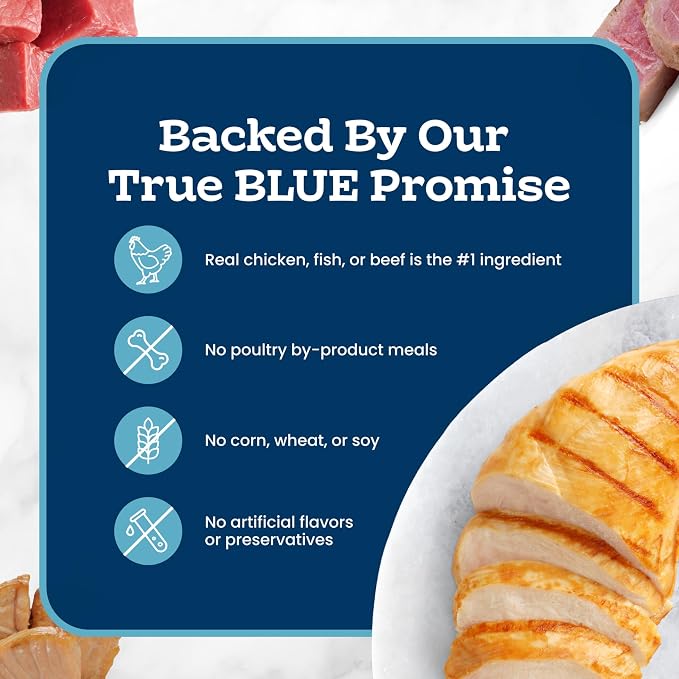 Blue Buffalo Tastefuls Purées Variety Pack Wet Cat Food Complement Made - Image 6