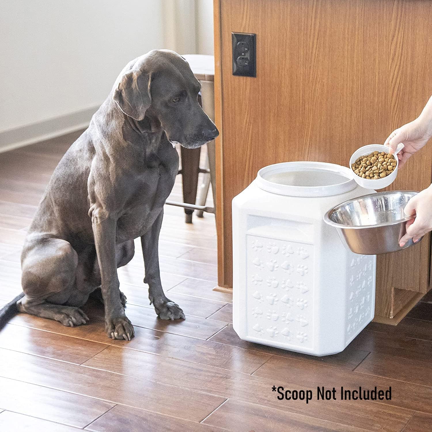Gamma2 Vittles Vault Pet Food Storage Containers - Sealed Dog and Cat Food Storage Container, Fits up to 35lbs, Made in the USA - [12"L x 16.75"H]