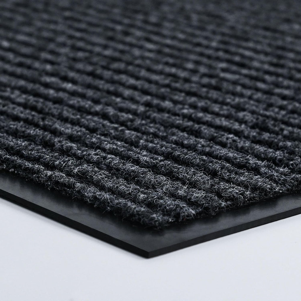 Durable Front Door Mat, Heavy Duty Indoor Outdoor Doormat, 60” x 36” Low Profile Outdoor Mats for Home Entrance, Stain and Fade Resistant Shoe Scraper Mat, Ideal for High Traffic Area