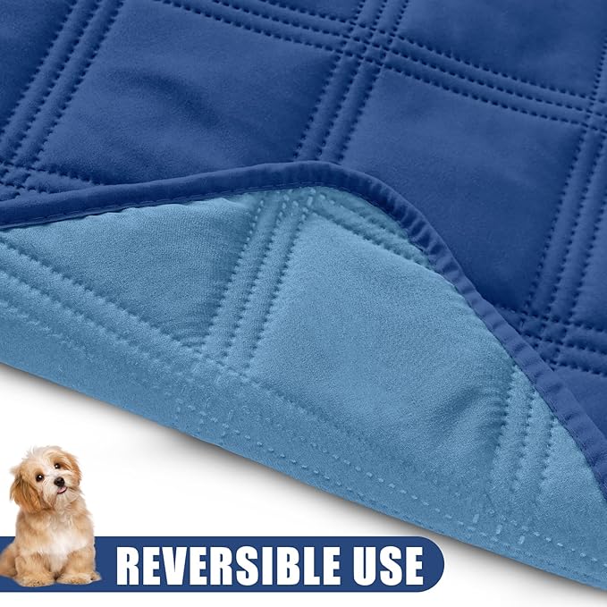 Smiry Waterproof Dog Bed Cover Blanket 82x82, Soft Reversible Pet Blanket - Image 3