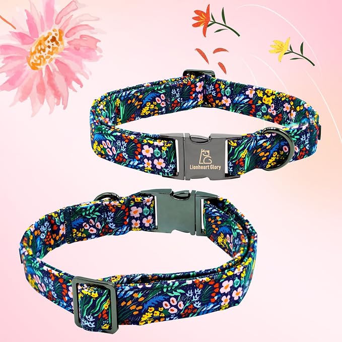 Lionheart Glory Floral Dog Bow Collar - Image 5