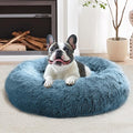 JOLLYVOGUE Calming Dog Beds Large Sized Dog, 36in Donut Washable Large Pet Bed by JOLLYVOGUE