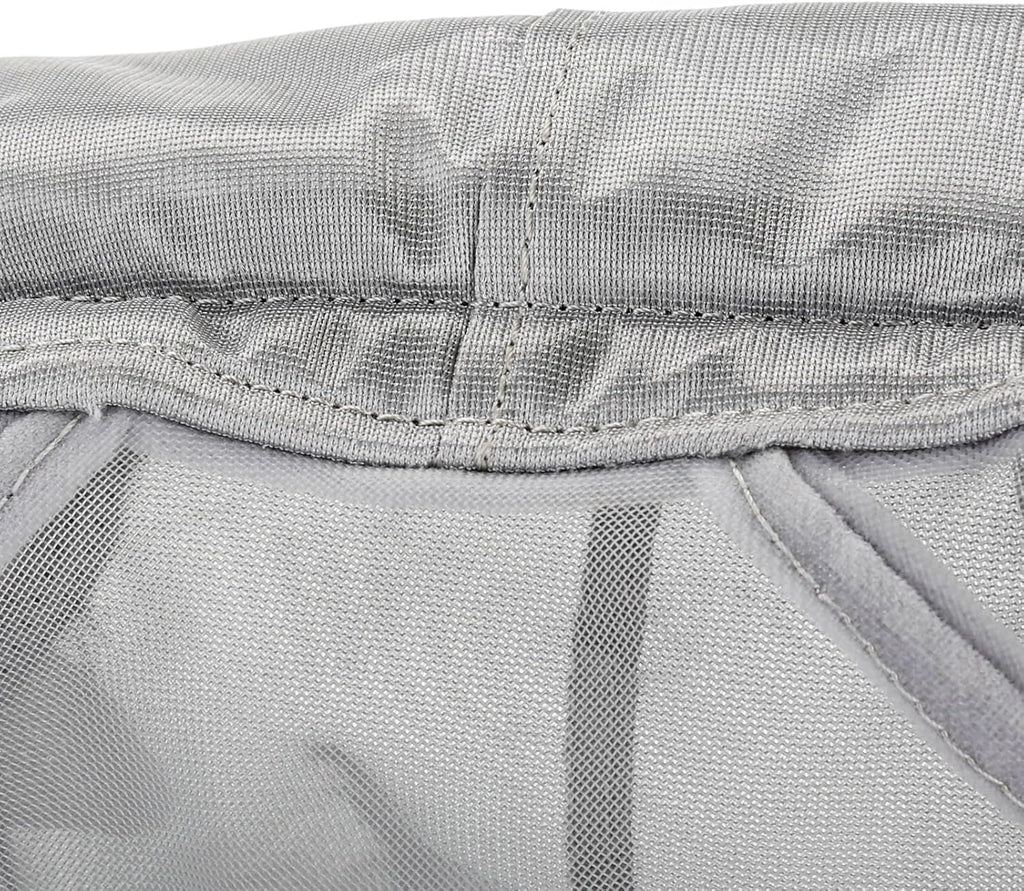Harrison Howard CareMaster Horse Fly Mask Half Face with Ears Moonlight Silver Small Pony
