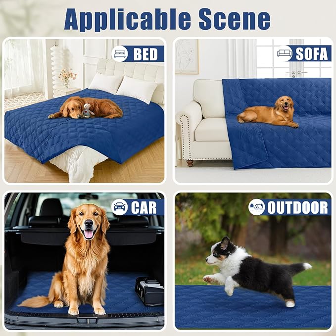 Smiry Waterproof Dog Bed Cover Blanket 30x70, Soft Reversible Pet Blanket - Image 5