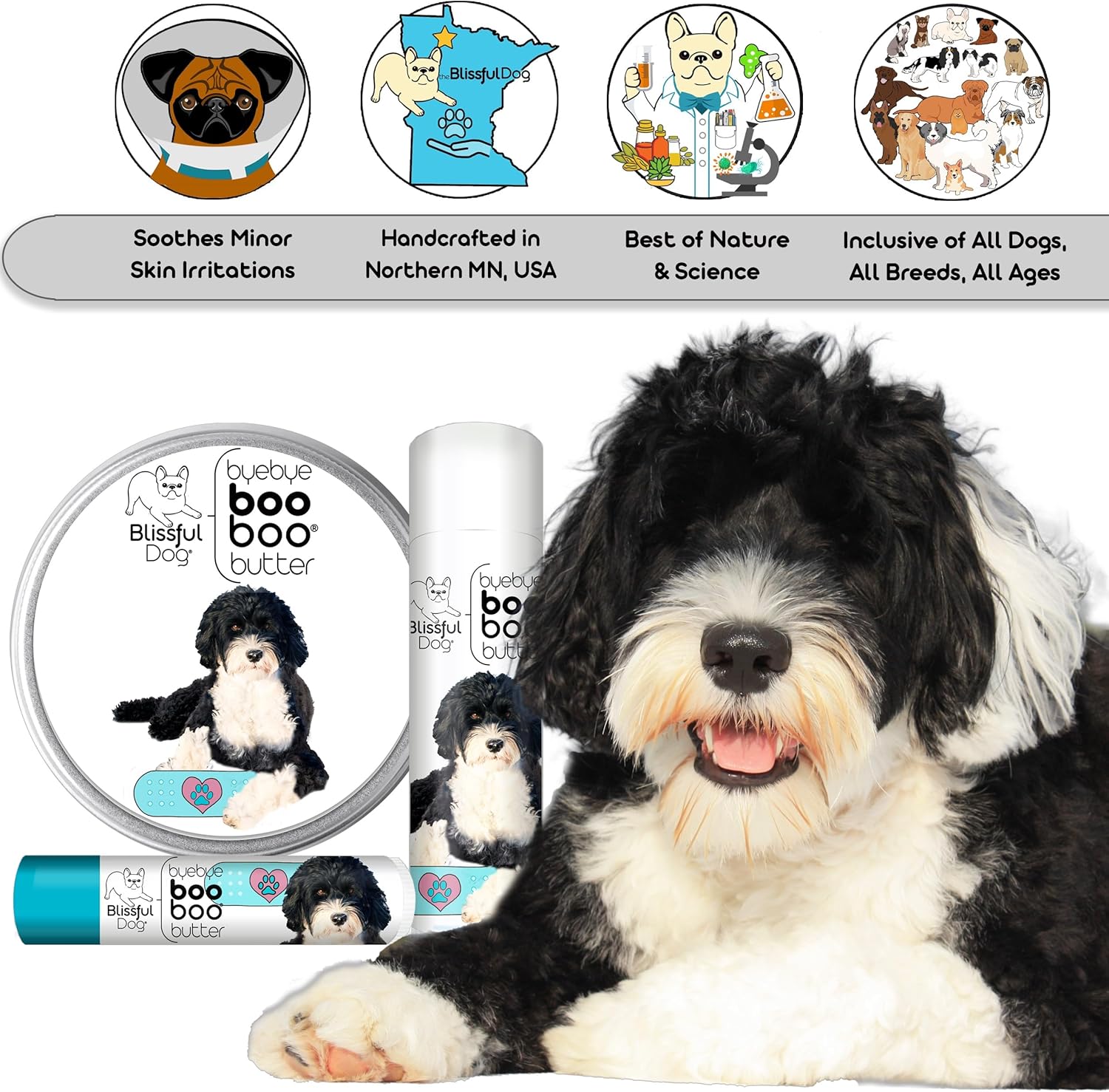 Portuguese Water Dog Boo Boo Butter, 8-Ounce