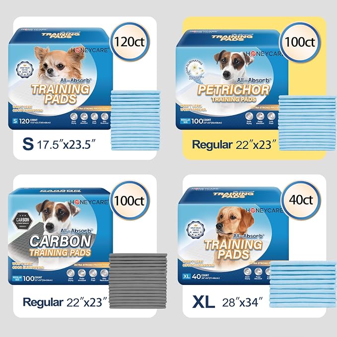 HONEY CARE All-Absorb, X-Large 28" x 34", Dog and Puppy Training Pads, Ultra - Image 8