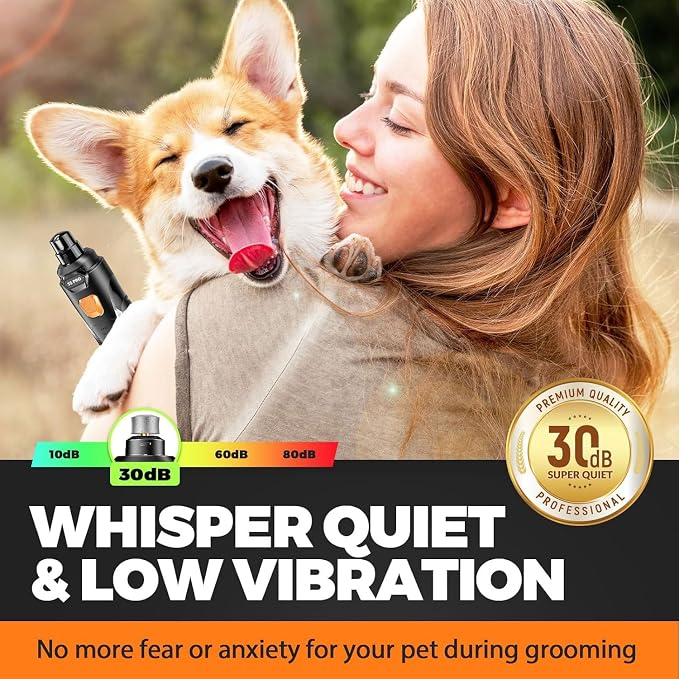 Whisper Quiet Dog Nail Grinder - Image 2