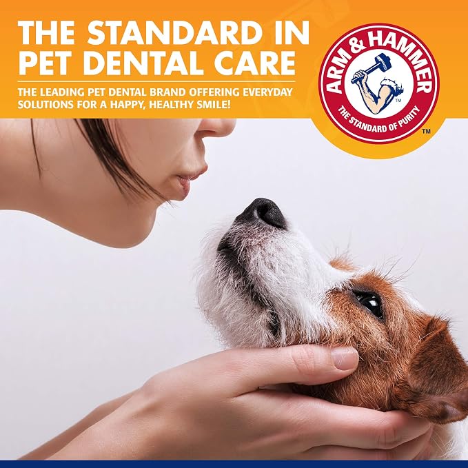 Arm & Hammer for Pets Tartar Control Dog Dental Care Kit Banana Mint Flavor - Image 5
