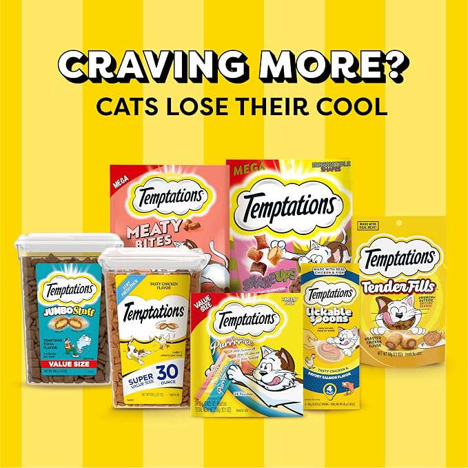 Temptations Creamy Puree Squeezable Lickable Cat Treats, Wet Cat Treats - Image 11