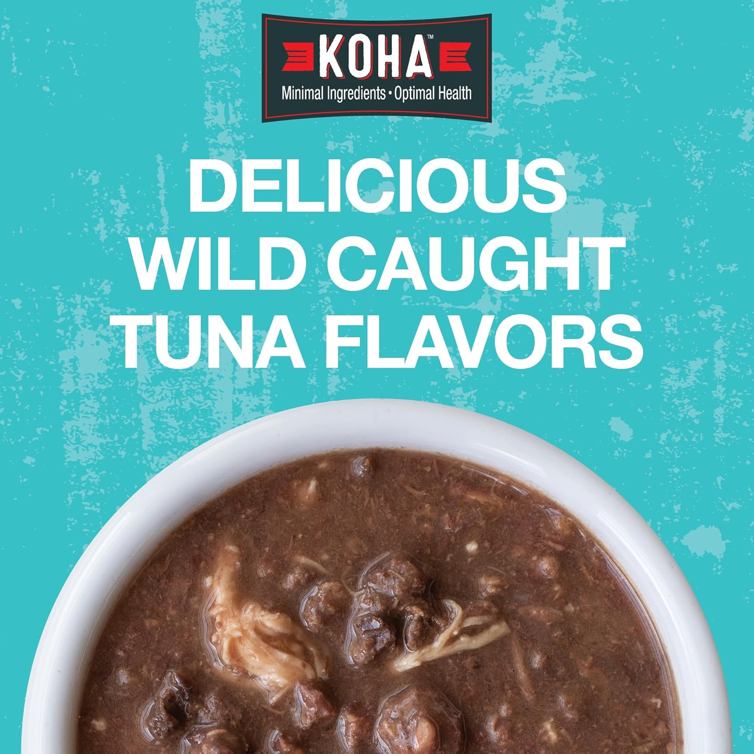 KOHA Poké Bowl Cat Variety Pack, Wet Cat Food in Gravy - 7 Flavors - Tuna Combinations of Salmon, Chicken, Lamb, Duck, Shrimp, and More - 3 oz Pouches, Pack of 12
