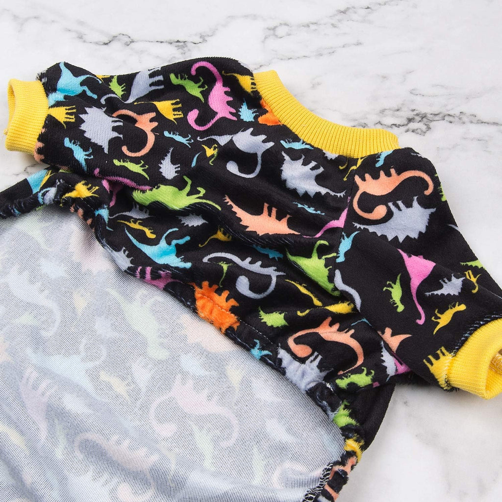 CuteBone Dog Halloween Pajamas Puppy Onesies Small Dogs Soft Pjs Coat Cat Apparel Comfy Pet Christmas Clothes Outfit Doggie Bodysuit P26S