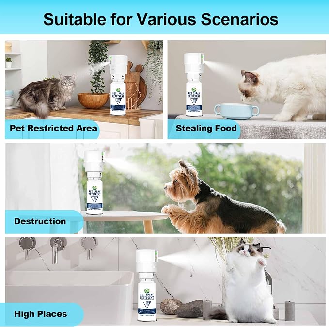 Cat Spray Deterrent System Cat Deterrent Spray, Motion Activated Pet Deterrent - Image 3