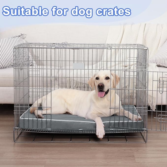 KSIIA XL Dog Bed for Crate Pad Waterproof Dog Bed - Image 9