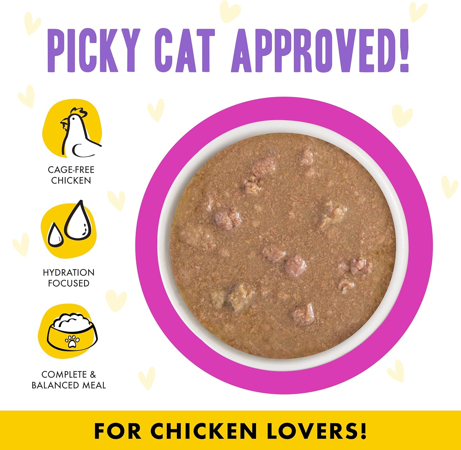 Weruva B.F.F. OMG - Best Feline Friend Oh My Gravy!, Chicken & Duck Dream Team with Chicken & Duck in Gravy, 2.8oz Can (Pack of 12)