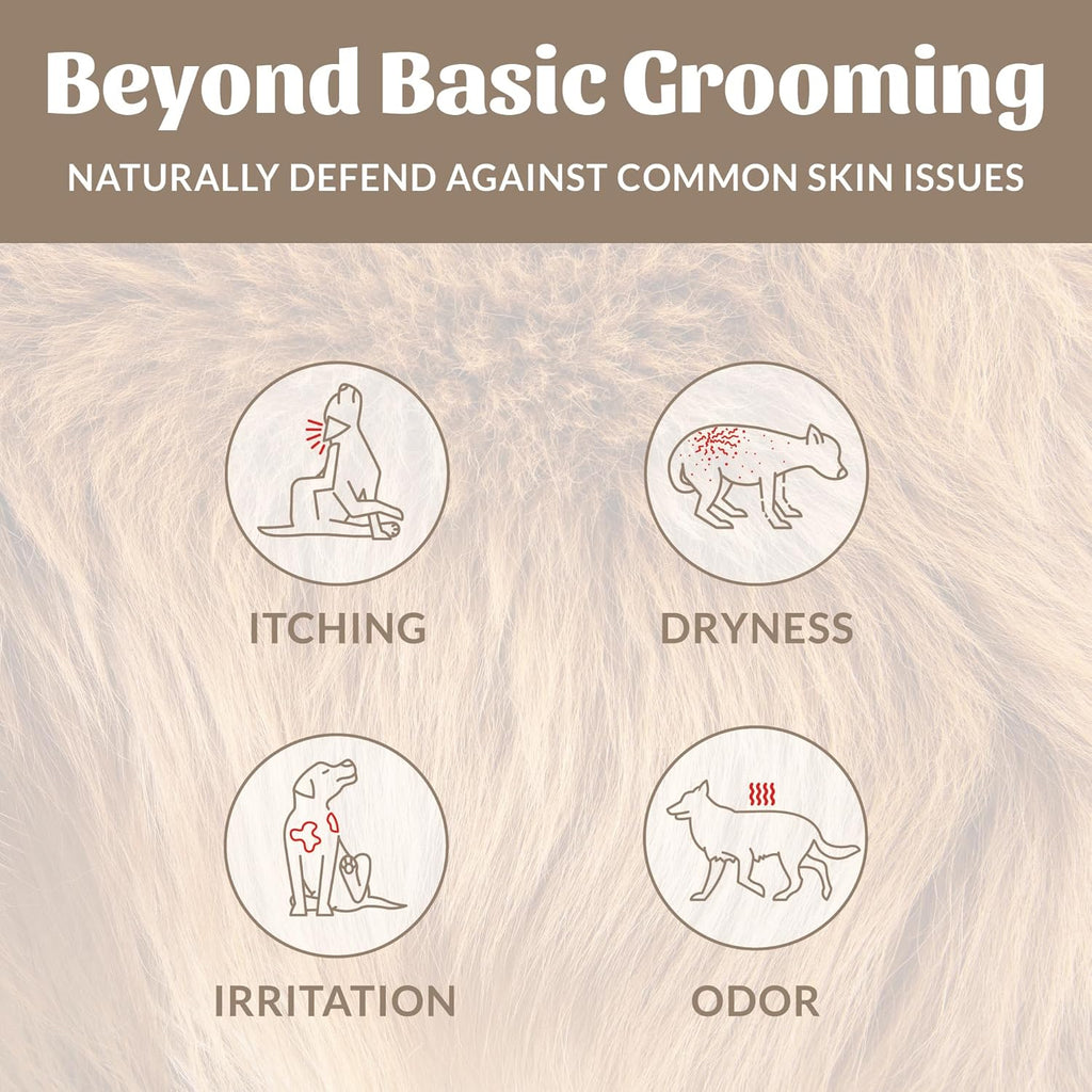 Skout's Honor Probiotic Pet Shampoo & Conditioner with Avocado Oil & Omega-3s, 97% Natural, Paraben & Sulfate-Free, Cruelty-Free, 16oz, Dog of The Woods