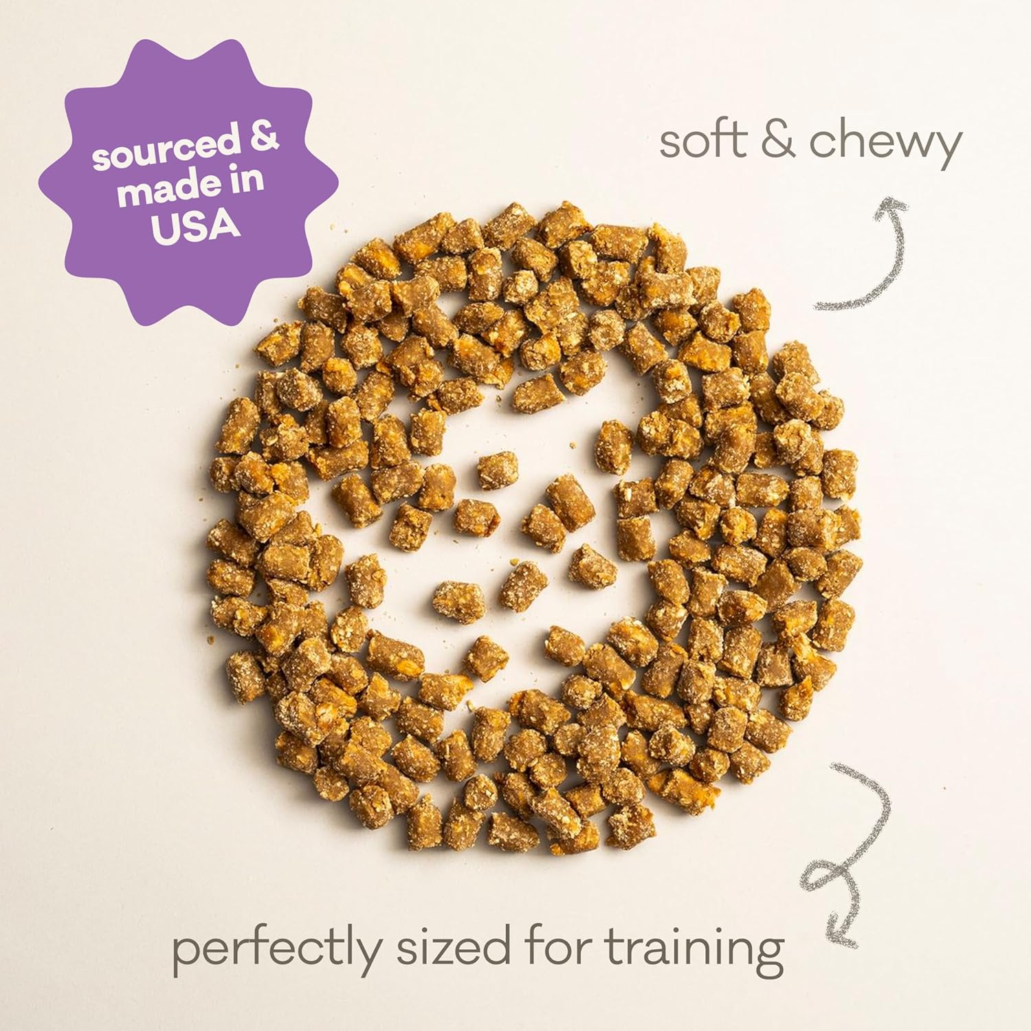 Polkadog Wonder Nuggets – Soft & Chewy Dog Treats with Pork & Apple – Healthy, Limited Ingredient Training Treats for All Dog Breeds and Ages – Natural, Made in USA – 10 oz