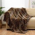 Bnuitland Leopard Print Fleece Flannel Twin Size Blanket, Super Soft 300 GSM by BNUITLAND