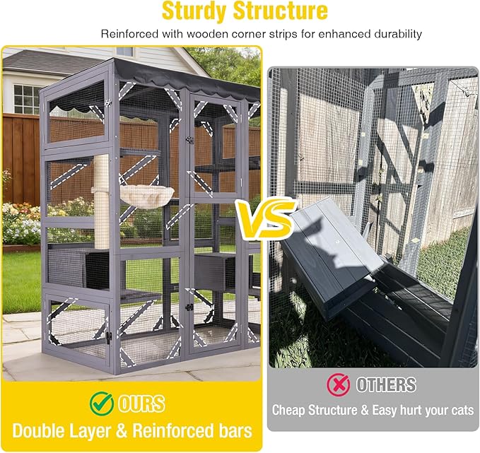 Aivituvin Catio Outdoor Cat Enclosure - Image 4