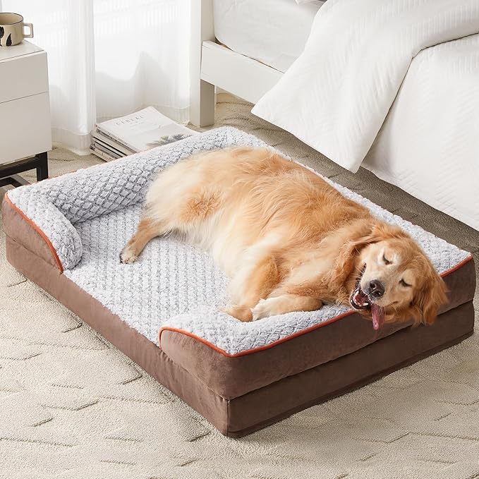 Orthopedic Dog Bed for Extra Large Dogs, Egg Crate Foam Bed for Extra Large Dogs - Image 9