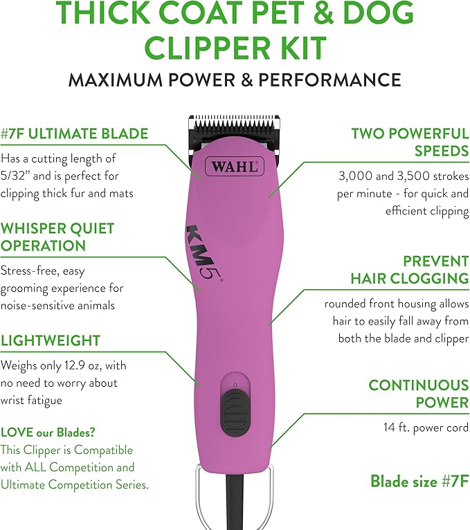 Wahl Professional Animal Thick Coat Pet Clipper & Dog Clipper - Image 2