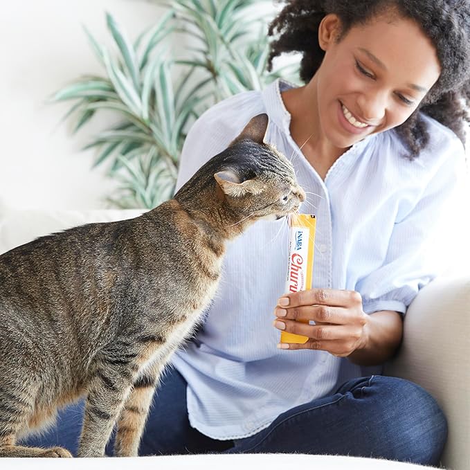 INABA Churu Cat Treats, Squeezable Creamy Purée Cat Treat - Image 4