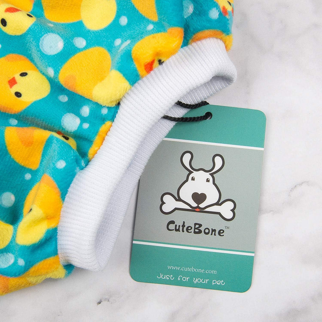 CuteBone Dog Halloween Pajamas Puppy Onesies Small Dogs Soft Pjs Coat Cat Apparel Comfy Pet Christmas Clothes Outfit Doggie Bodysuit P50XS