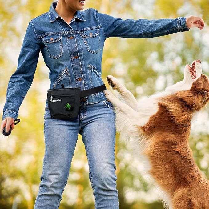 Gobeigo【Silicone Insert Bag Version】Dog Treat Pouch and Training Clicker - Image 5
