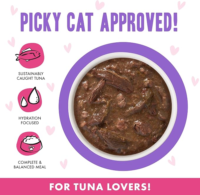 Weruva B.F.OMG - Best Feline Friend Oh My Gravy!, Tuna & Beef Baby Cakes - Image 4