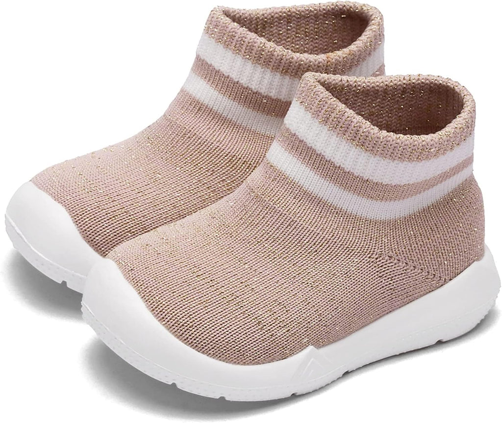 Engtoy Baby Shoes & Socks - Non-Slip Breathable Slippers with Soft Rubber Sole - Baby Boys & Girls Slip On Sneakers