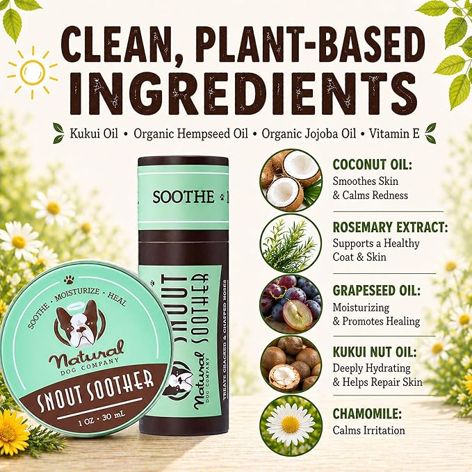 Natural Dog Company Snout Soother Dog Nose Balm – Moisturizer - Image 3