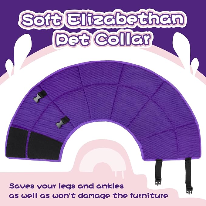 Dog Cone for Large Dogs After Surgery, Soft Dog Cone Collar for Dogs to Stop - Image 7