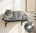 Cat Wall Shelves Set of 2, Wall-Mounted Space-Saving Climbing Shelf, Window - Image 2