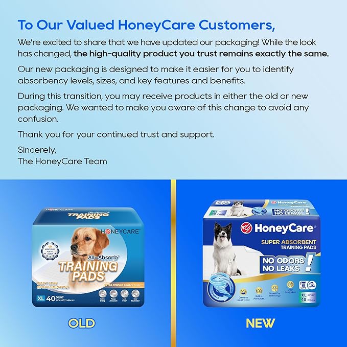 HONEY CARE All-Absorb, X-Large 28" x 34", Dog and Puppy Training Pads, Ultra - Image 2