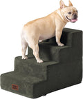 EHEYCIGA Dog Stairs for Bed 18" H, 4-Step Dog Steps for High Bed, Pet Steps for by EHEYCIGA