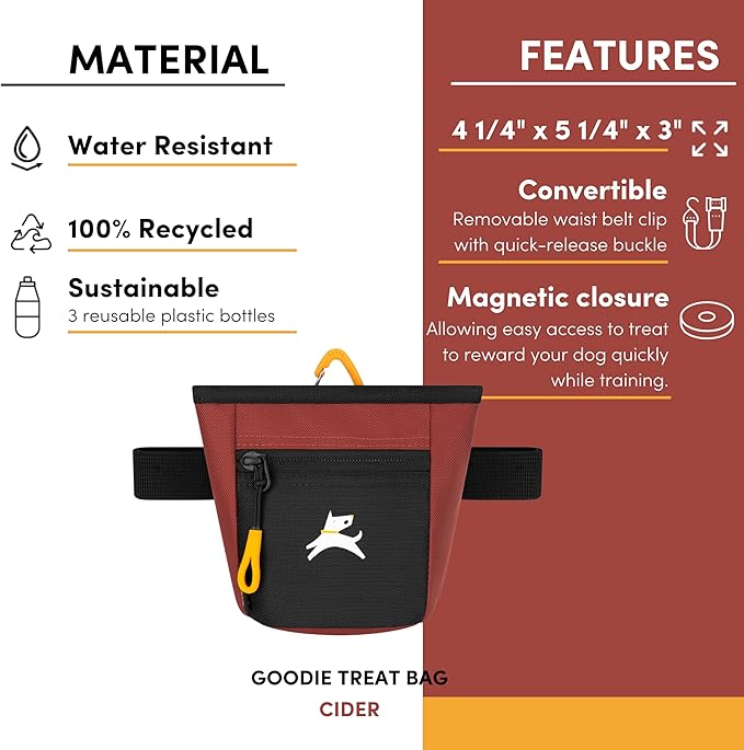 OllyDog, Goodie Treat Bag, Dog Treat Training Pouch | Magnetic Closure | 3 Ways - Image 5